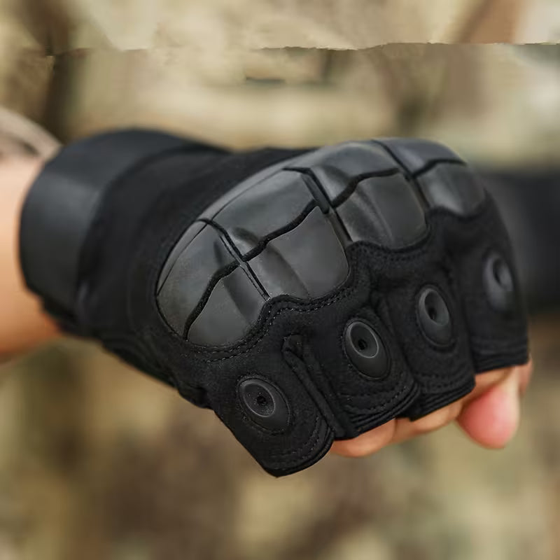 Tactical Gloves - Full Finger Hard Knuckle Protection Gloves for Men