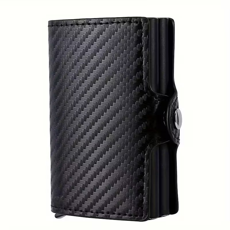 Apex Iron RFID Wallet - Carbon Fiber Pop-Up Card Holder