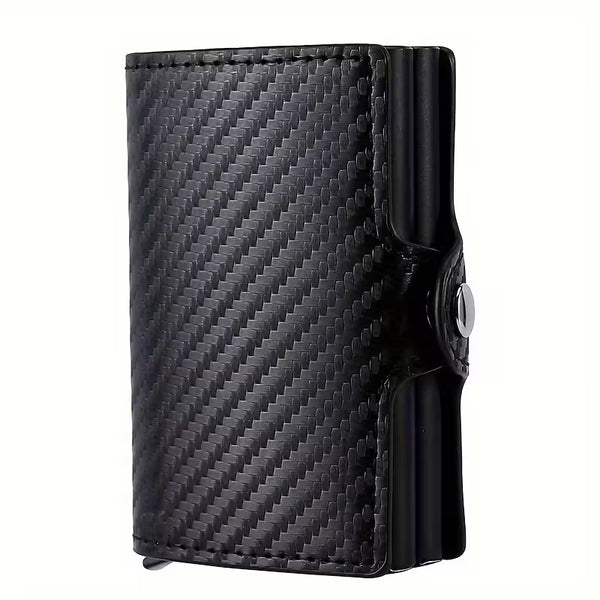 Apex Iron RFID Wallet - Carbon Fiber Pop-Up Card Holder