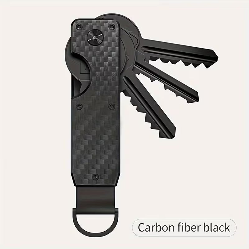 Apex Iron Key Organizer - Carbon Fiber Compact Key Holder