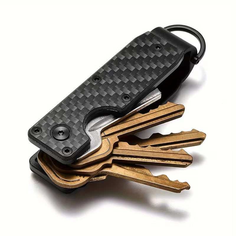 Apex Iron Key Organizer - Carbon Fiber Compact Key Holder