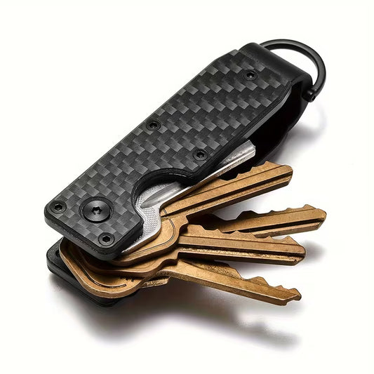 Apex Iron Key Organizer - Carbon Fiber Compact Key Holder