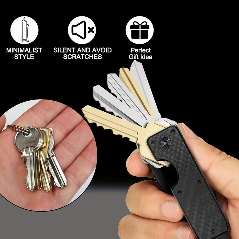 Apex Iron Key Organizer - Carbon Fiber Compact Key Holder
