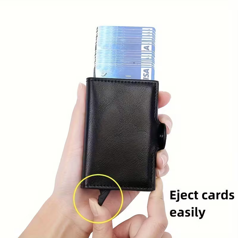 Apex Iron RFID Wallet - Carbon Fiber Pop-Up Card Holder